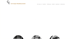 Desktop Screenshot of caspar-metallbau.de
